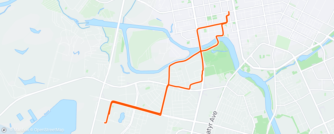 Map of the activity, Morning Ride