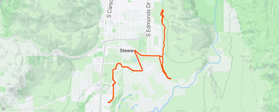 Map of the activity, Morning Ride