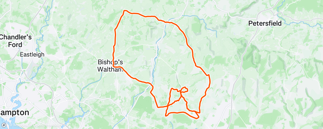 Map of the activity, Morning Ride