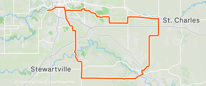 Route map for July 4th Group Ride
