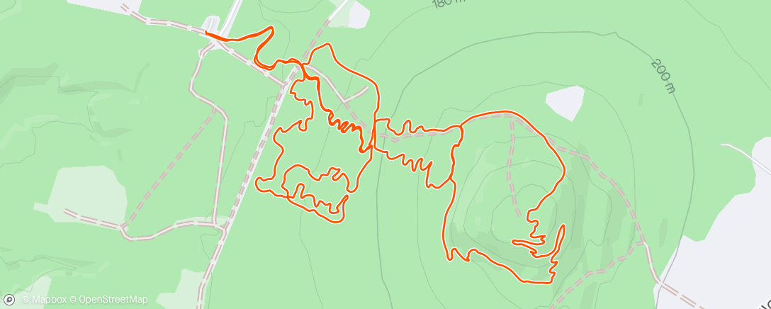 Map of the activity, First ride back!