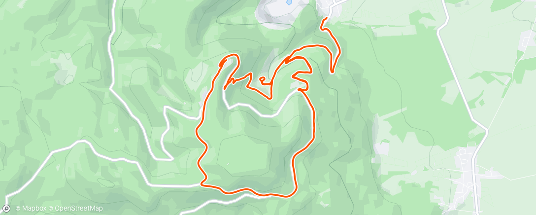 Mapa de la actividad (Afternoon Run)