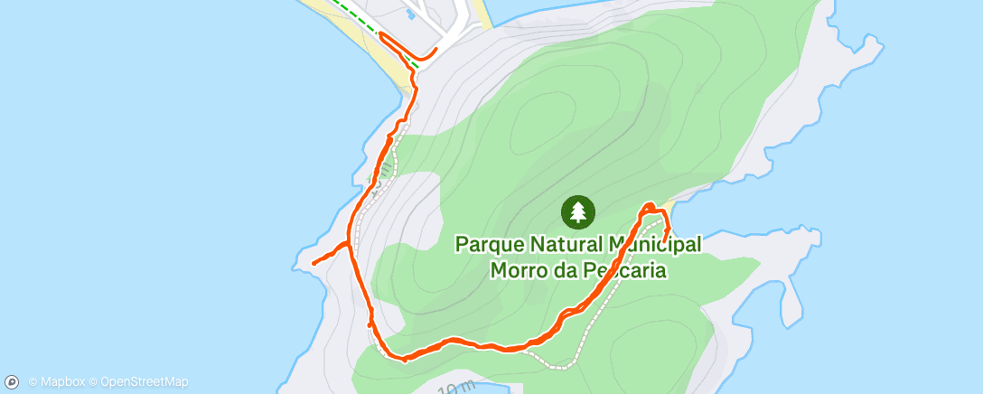 Map of the activity, Caminhada na hora do almoço