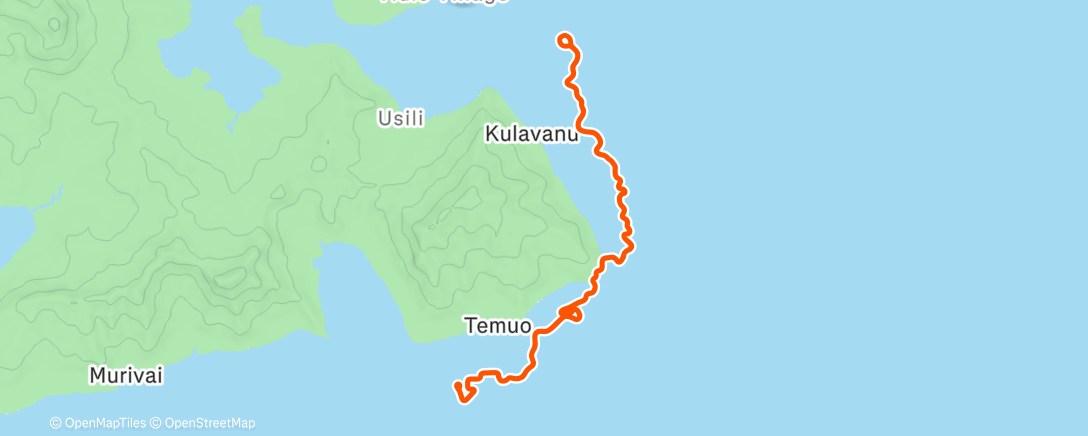 Map of the activity, Zwift - Southern Coast Cruise in Watopia
