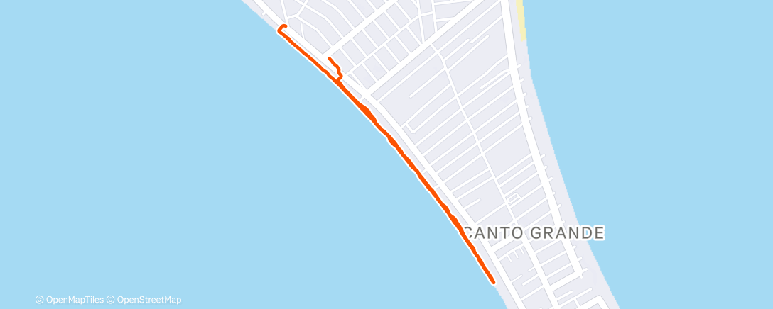 Map of the activity, Morning Walk
