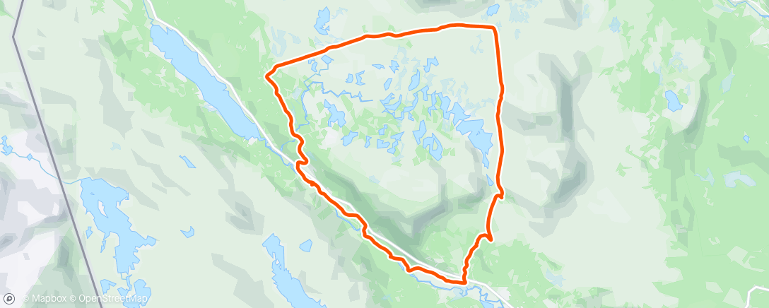 Mapa da atividade, Tur på fjället.