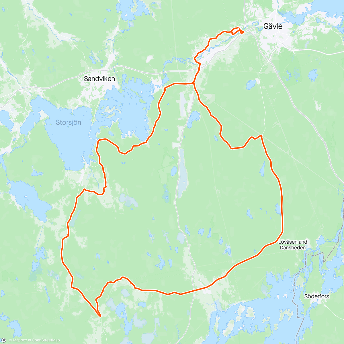 Map of the activity, Runda med grabbarna 😃☀️