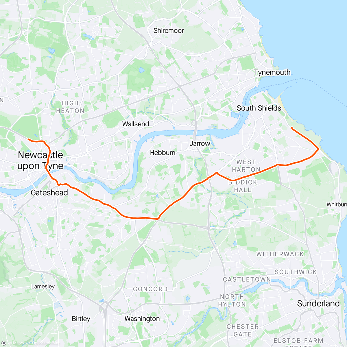 Map of the activity, My first GNR