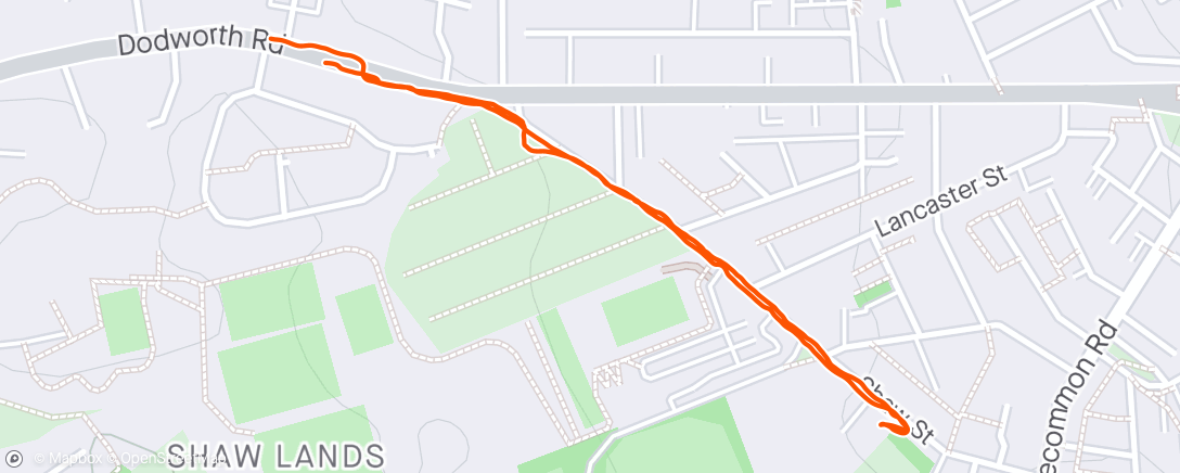 Map of the activity, Walk to school