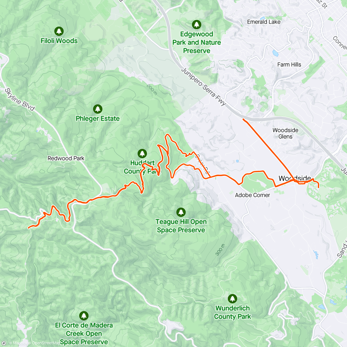 Map of the activity, JR's Ride - Kings Mtn