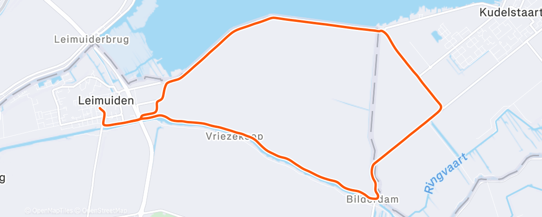 Map of the activity, #31 Namiddagloop 🏃‍♂️🌧️