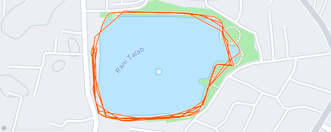 Map of the activity, Morning Run