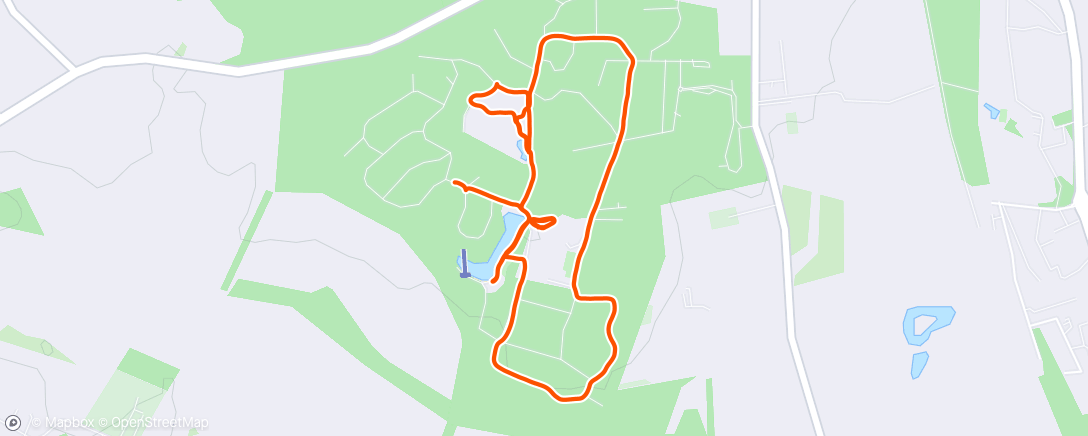 Map of the activity, Betty’s Run Club