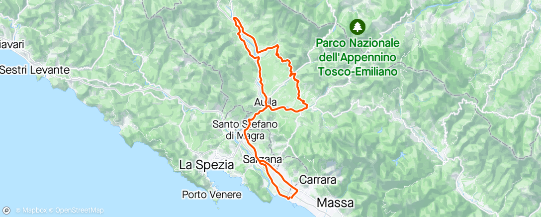 Map of the activity, Pontremoli -bagnone-soliera