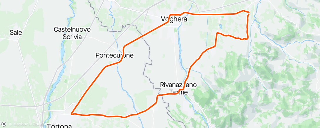 Map of the activity, Vorbereitung Milano - Sanremo
