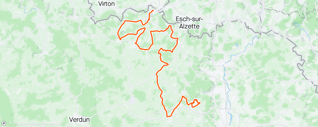 アクティビティ「Tour de la Mirabelle 1」の地図