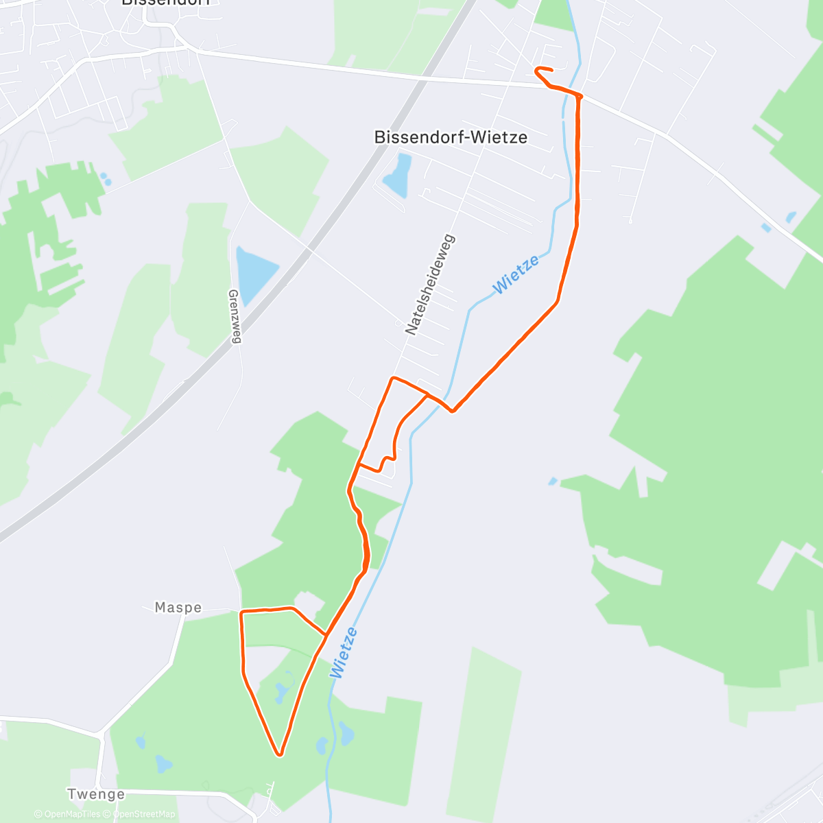 Map of the activity, thirtyone//; 4x4 das nehm ich mir