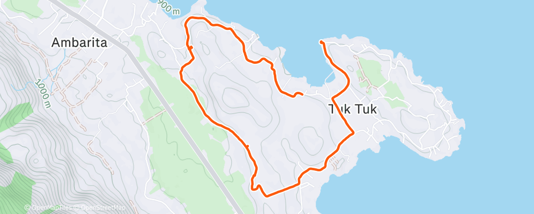 Карта физической активности (Прогулка по Тук-Тук)