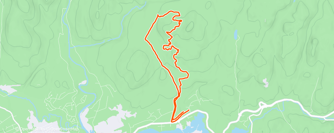 Map of the activity, Afternoon Ride
