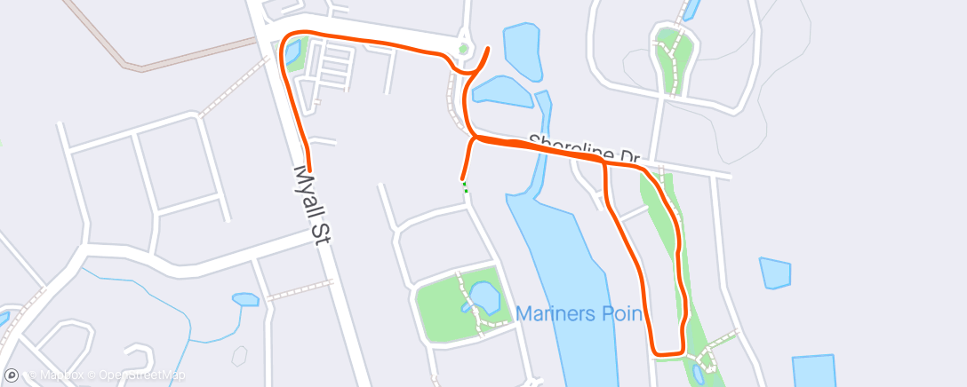 Mappa dell'attività Morning Walk