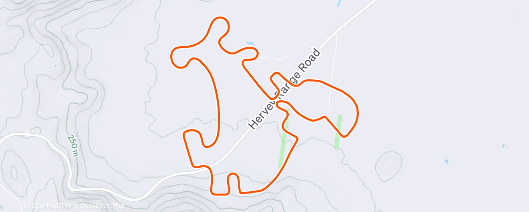 Map of the activity, Ride Down Under - Stage 1