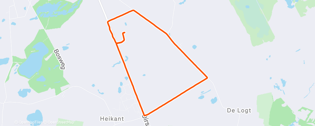 Map of the activity, Eindelijk 5km zonder last 🙏🏼🥳