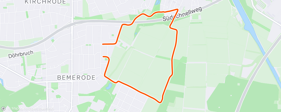 Karte der Aktivität „Abendspaziergang”