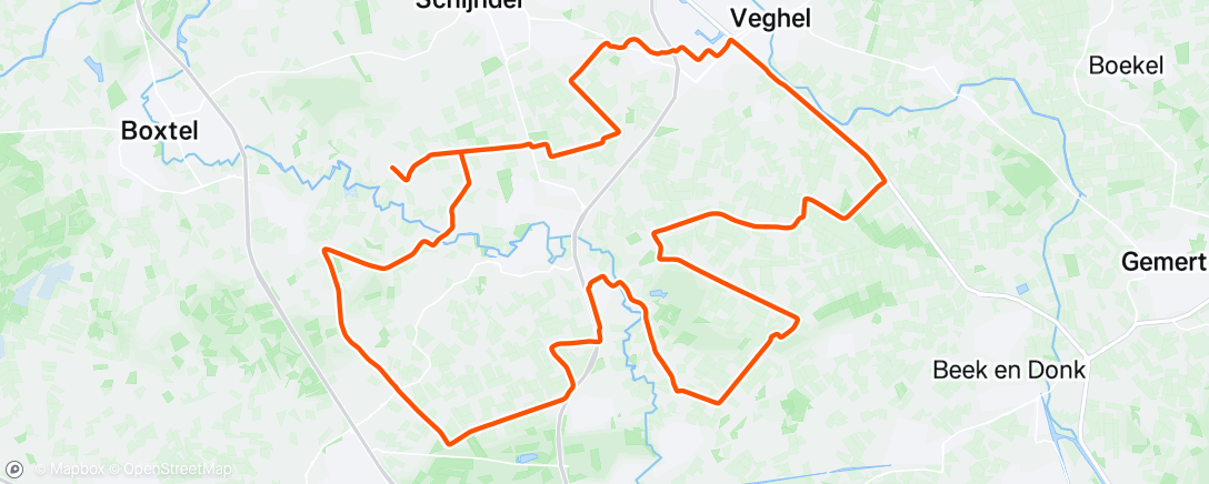 Map of the activity, GvG clubrondje