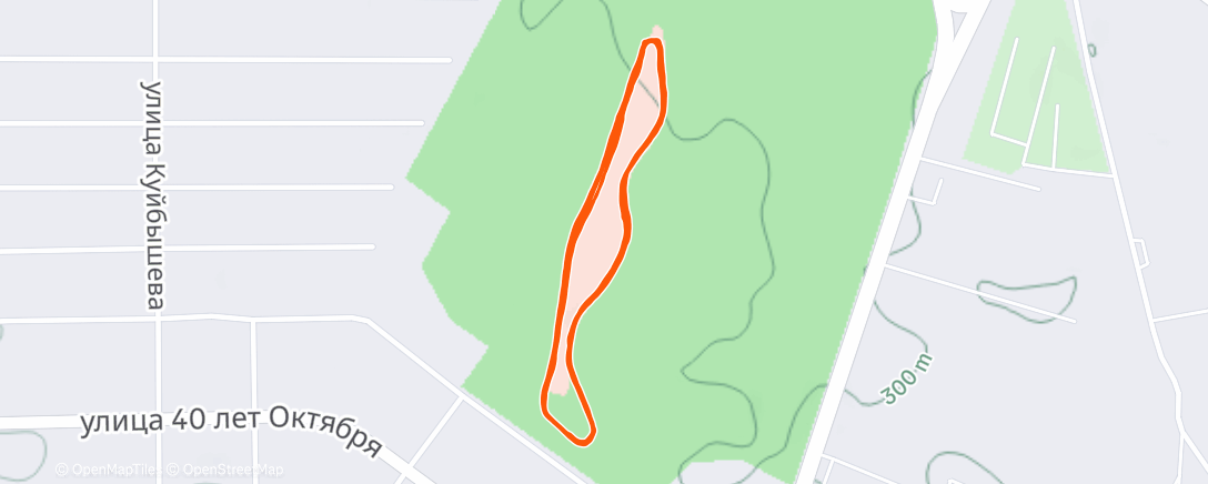 Map of the activity, Северный лыжный заезд (после обеда)