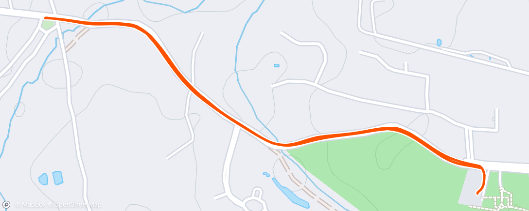 Map of the activity, Carrera por la mañana