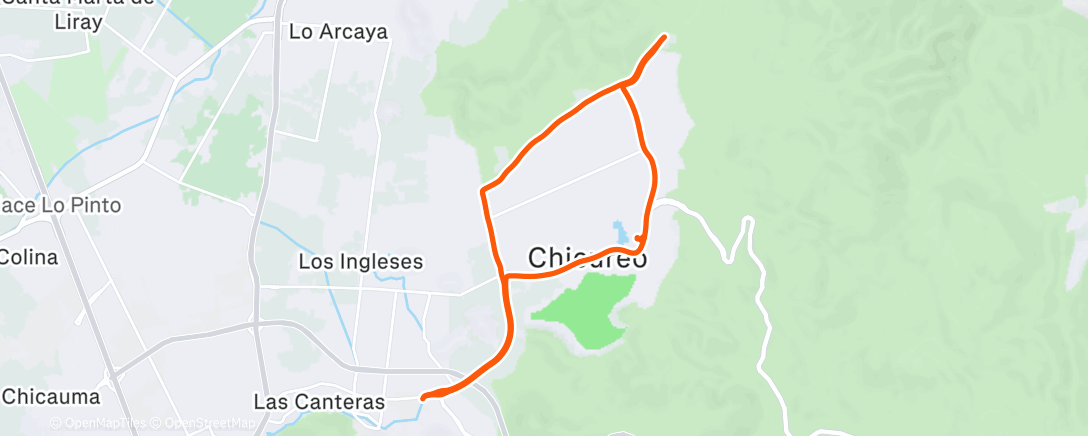 Map of the activity, 1 hr Z1