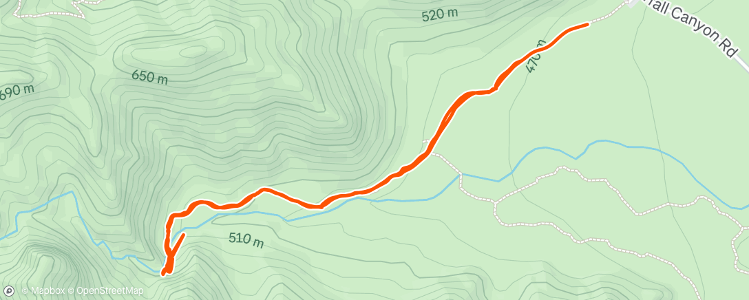 Map of the activity, Family hike at White Tank