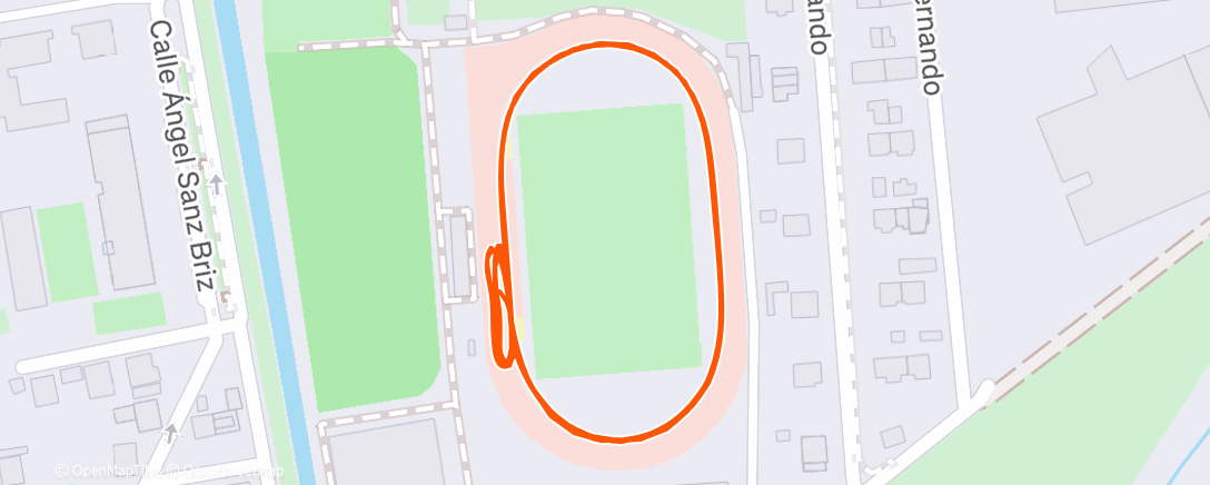 Карта физической активности (Últimos 400 rec 45")