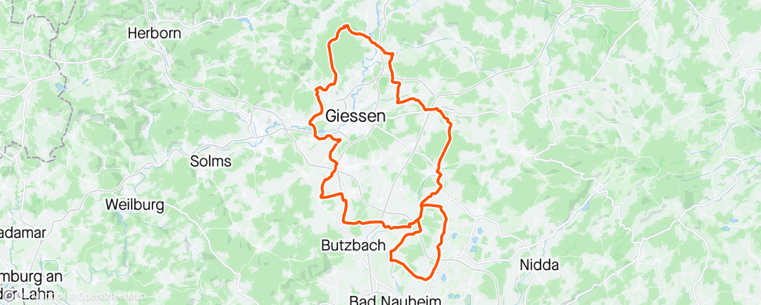 Map of the activity, RR: RTF Kleinlinden