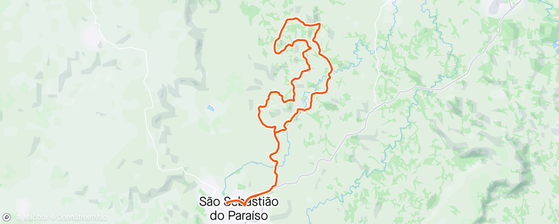 Map of the activity, 60k de Sábado ☀️