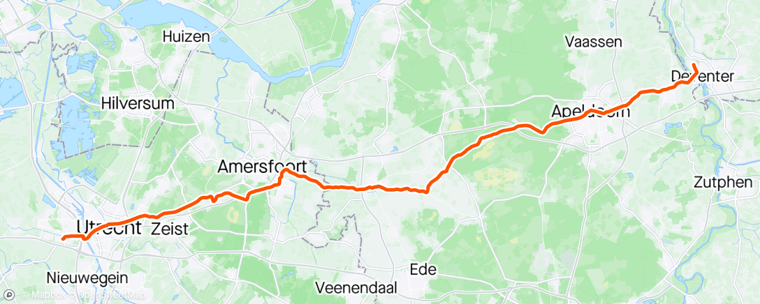 Map of the activity, Enkeltje wind tegen.
