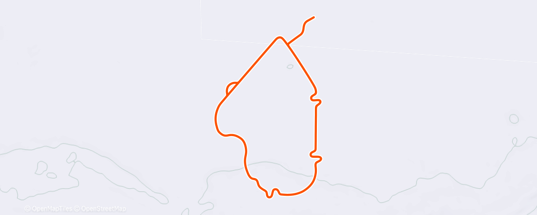Map of the activity, MyWhoosh - VO2max!