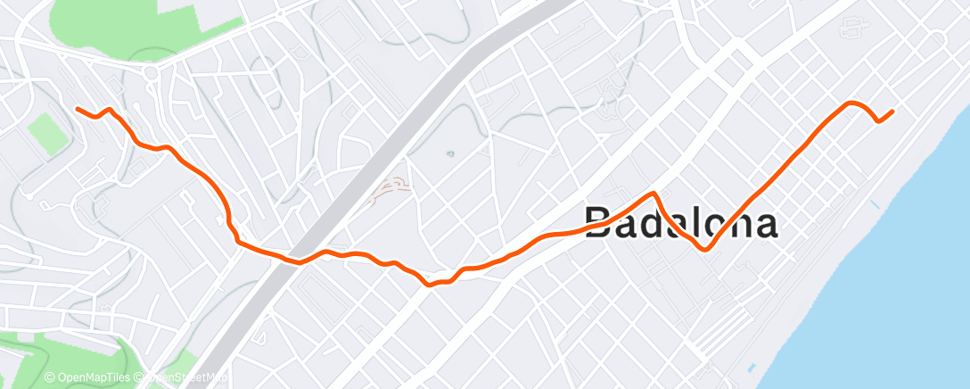 Карта физической активности (Caminata de tarde)