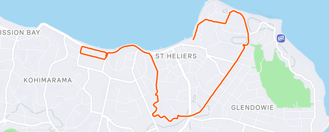 Карта физической активности (Morning Run)