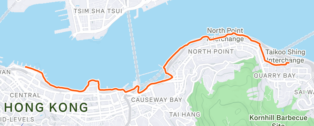Mapa de la actividad (Afternoon Trail Run)
