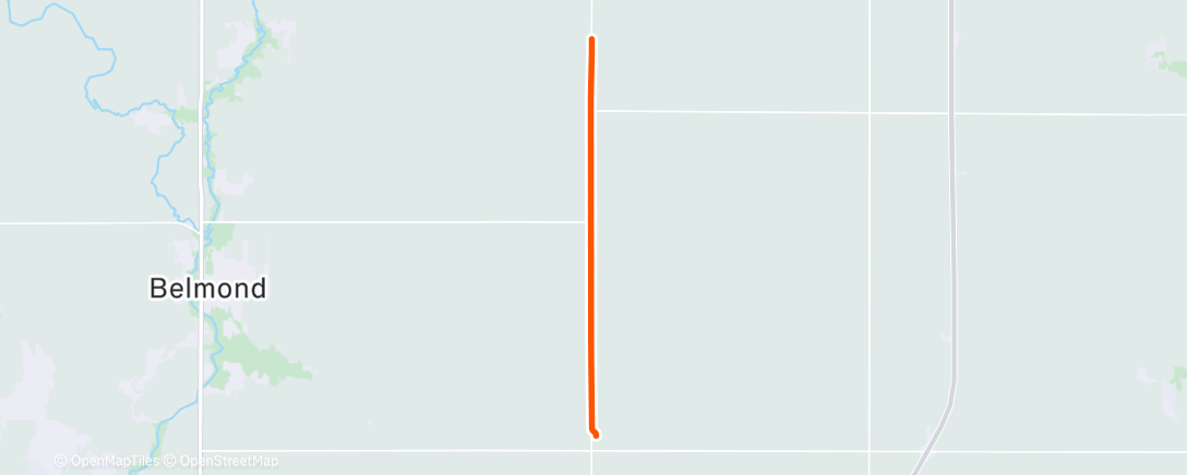 Map of the activity, FulGaz - RAGBRAI Day 4.3 - Meservey to Alexander