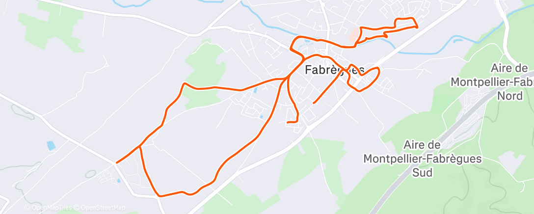 Карта физической активности (Balade en famille)