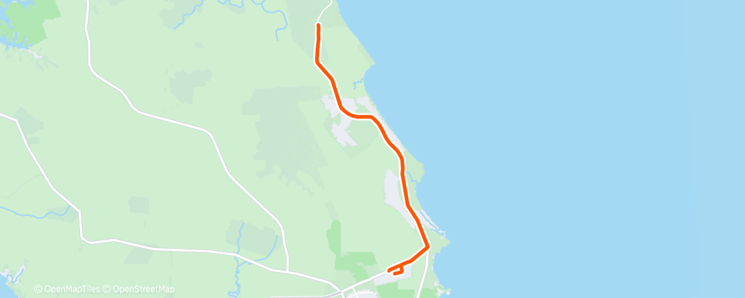 Map of the activity, Afternoon Ride