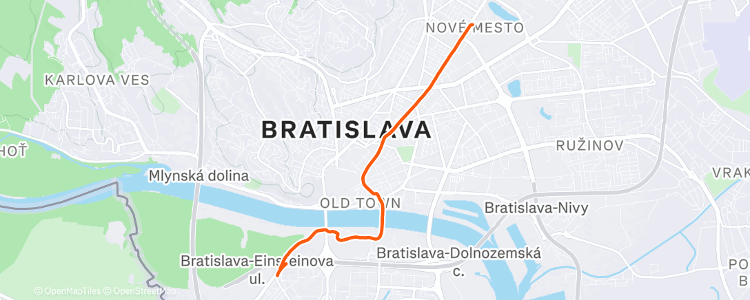 Map of the activity, DPNB