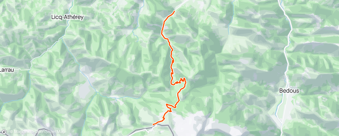 Map of the activity, BigRingVR - Col de la Pierre Saint-Martin