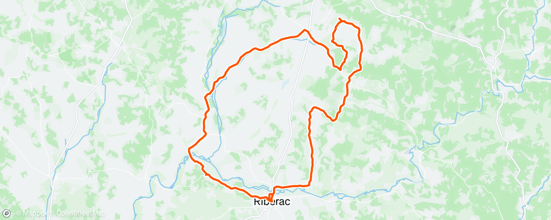 Map of the activity, Sortie Route avec 35km partagé avec le 'Wednesday group'