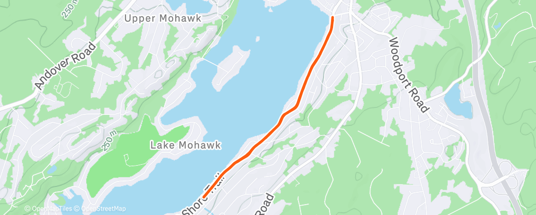 Map of the activity, I drove 12 hrs and all I got was this free T-shirt