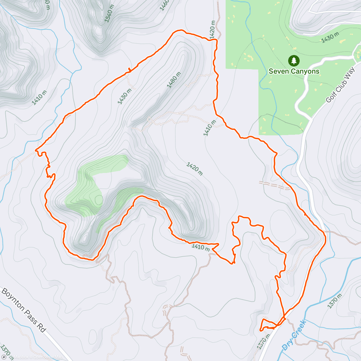 Map of the activity, Mescal Loop ♥️
