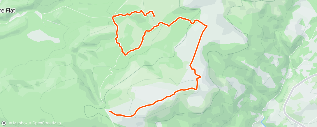 Map of the activity, Easy hour on some new trails 🤩