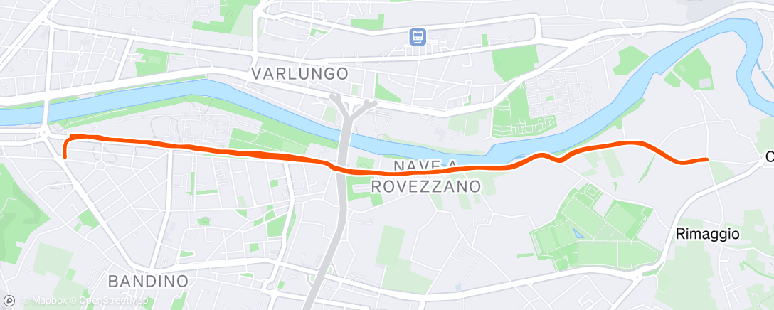 Map of the activity, Rimaggio (8K)